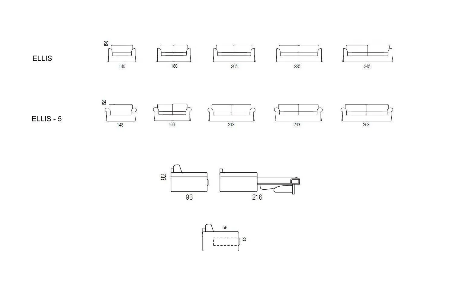 Ellis Sofa bed - Image 7