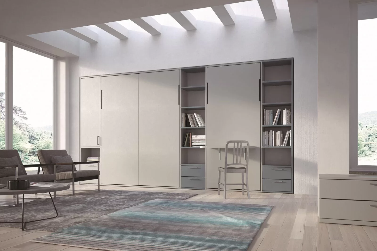 Double Wall Beds London – Stylish Space-Saving Murphy Beds for Two