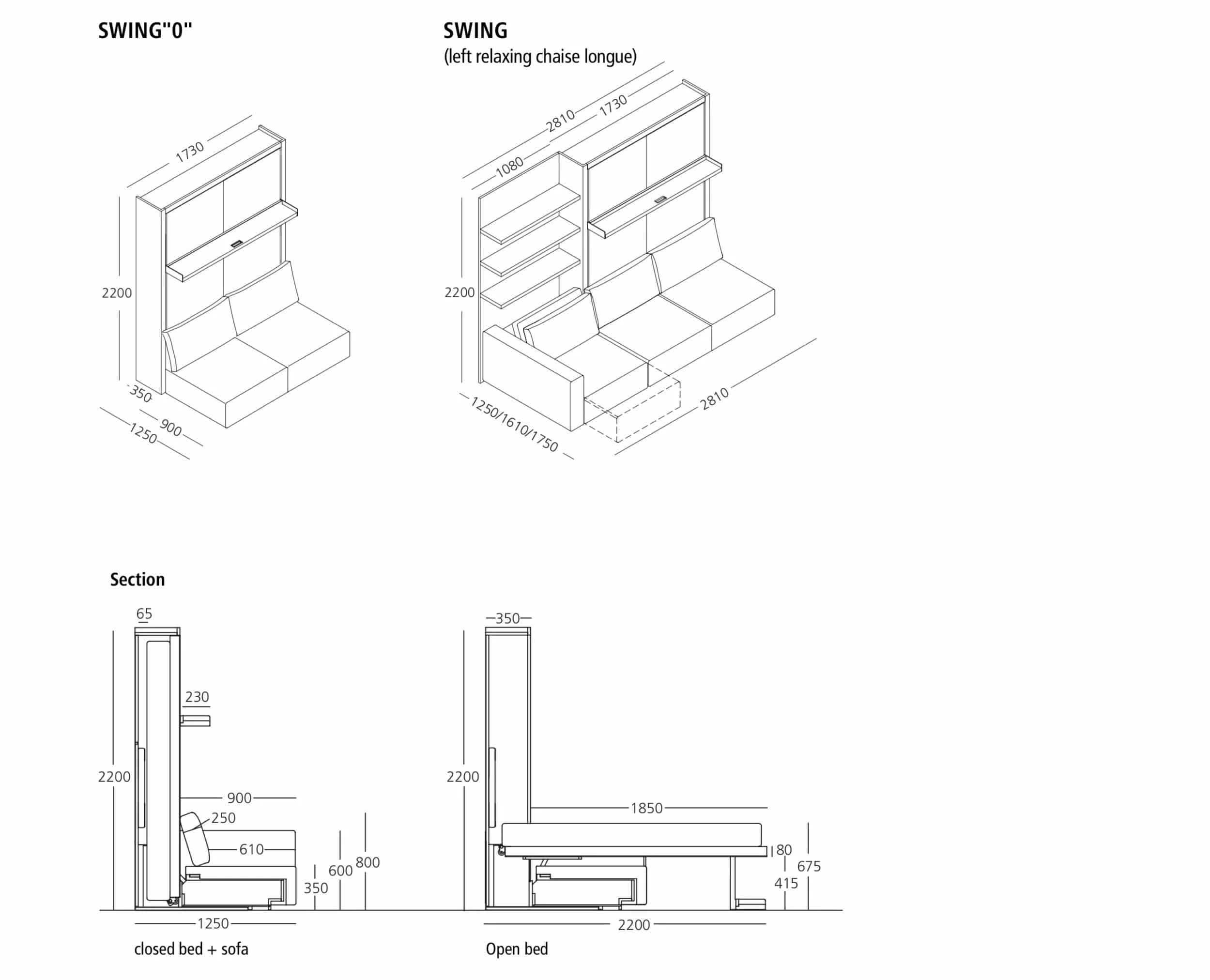 Swing 281 Wall bed Ex-display - Image 11