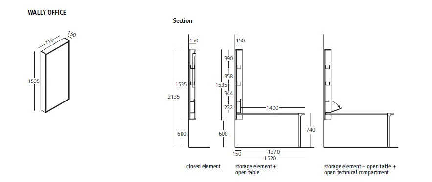 Wally Foldaway Table - Image 11